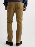 Sid Mashburn - Garment-Dyed Cotton-Corduroy Trousers - Neutrals
