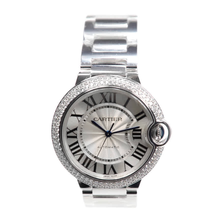 Cartier Ballon Bleu Medium 18k White Gold Watch WE9006Z3