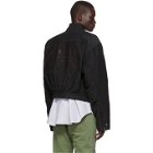 Fear of God Black Sixth Collection Bomber Jacket