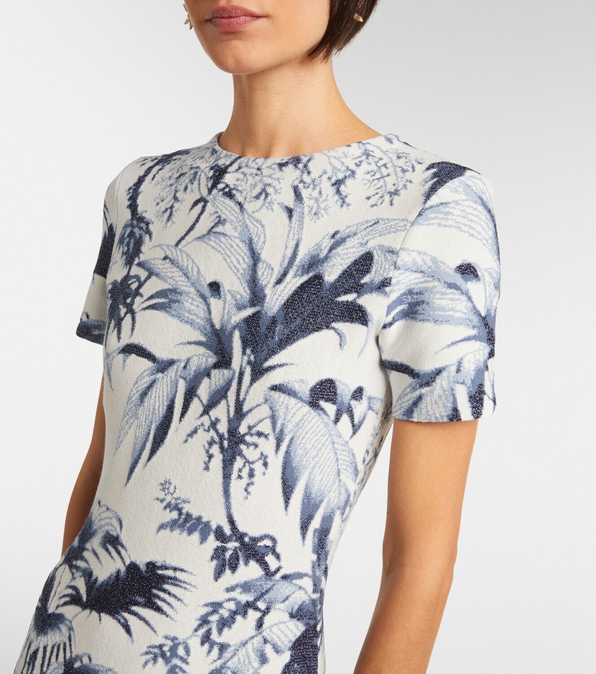 Oscar de la Renta Printed cocktail dress