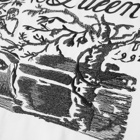 Alexander McQueen Men's Embroidered Script Logo T-Shirt in White