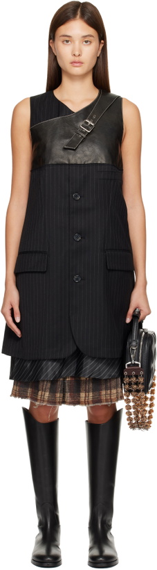 Photo: Andersson Bell Black Blazer Cut Sleeveless Midi Dress