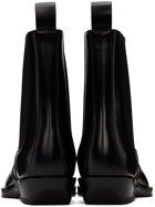 Bottega Veneta Black Chisel Chelsea Boots