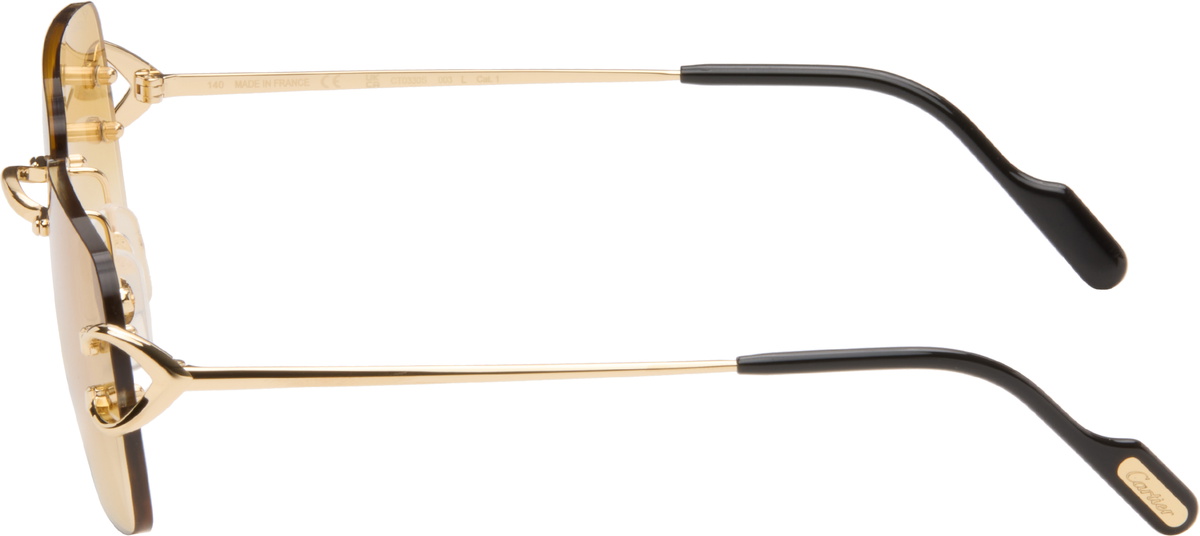 Cartier Gold Classic C Motif Sunglasses