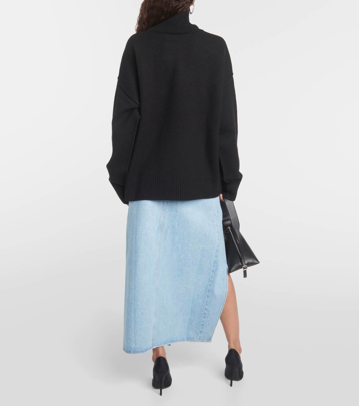 Ami Paris Ami de Cœur wool turtleneck sweater