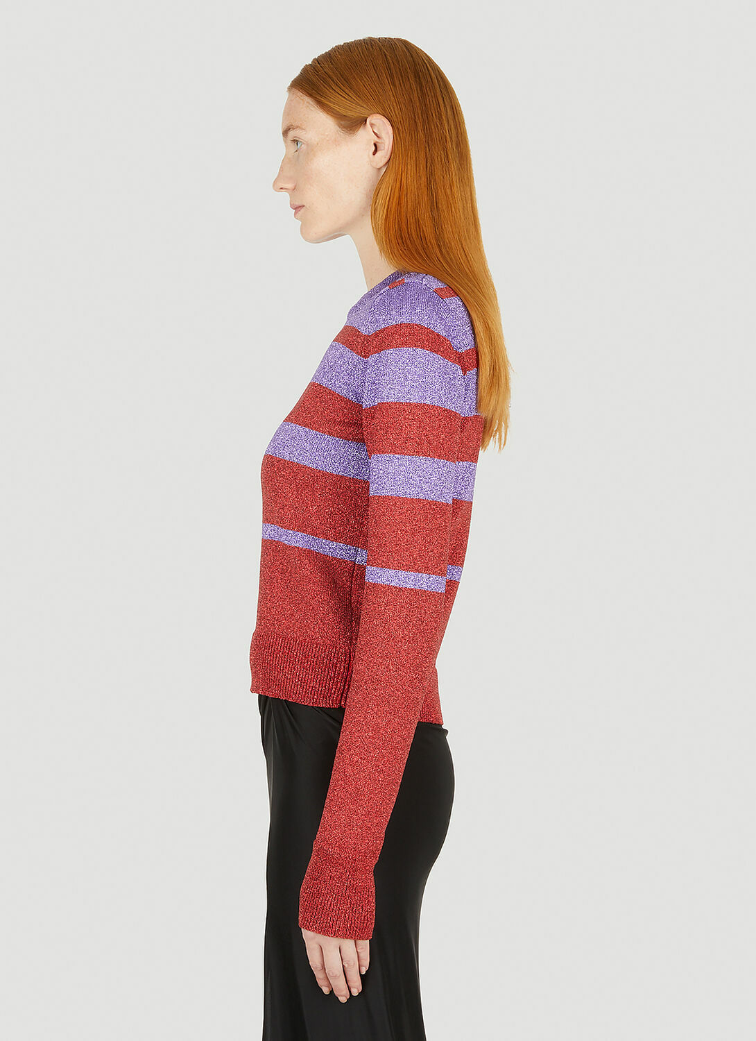 Rabanne Metallic Striped Sweater