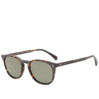 Oliver Peoples Finley Sunglasses in Tortoise/Green
