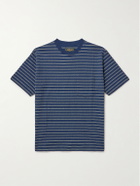 Beams Plus - Striped Cotton T-Shirt - Blue