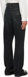 MM6 Maison Margiela Navy Straight-Leg Jeans