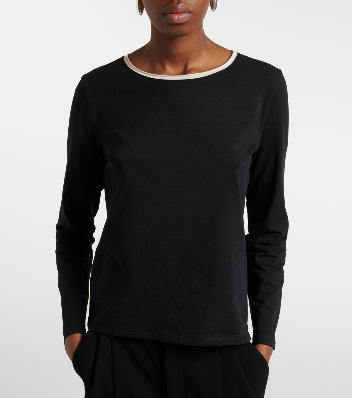 'S Max Mara Divina cotton-blend T-shirt