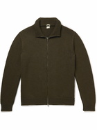 Massimo Alba - Wool Zip-Up Cardigan - Green