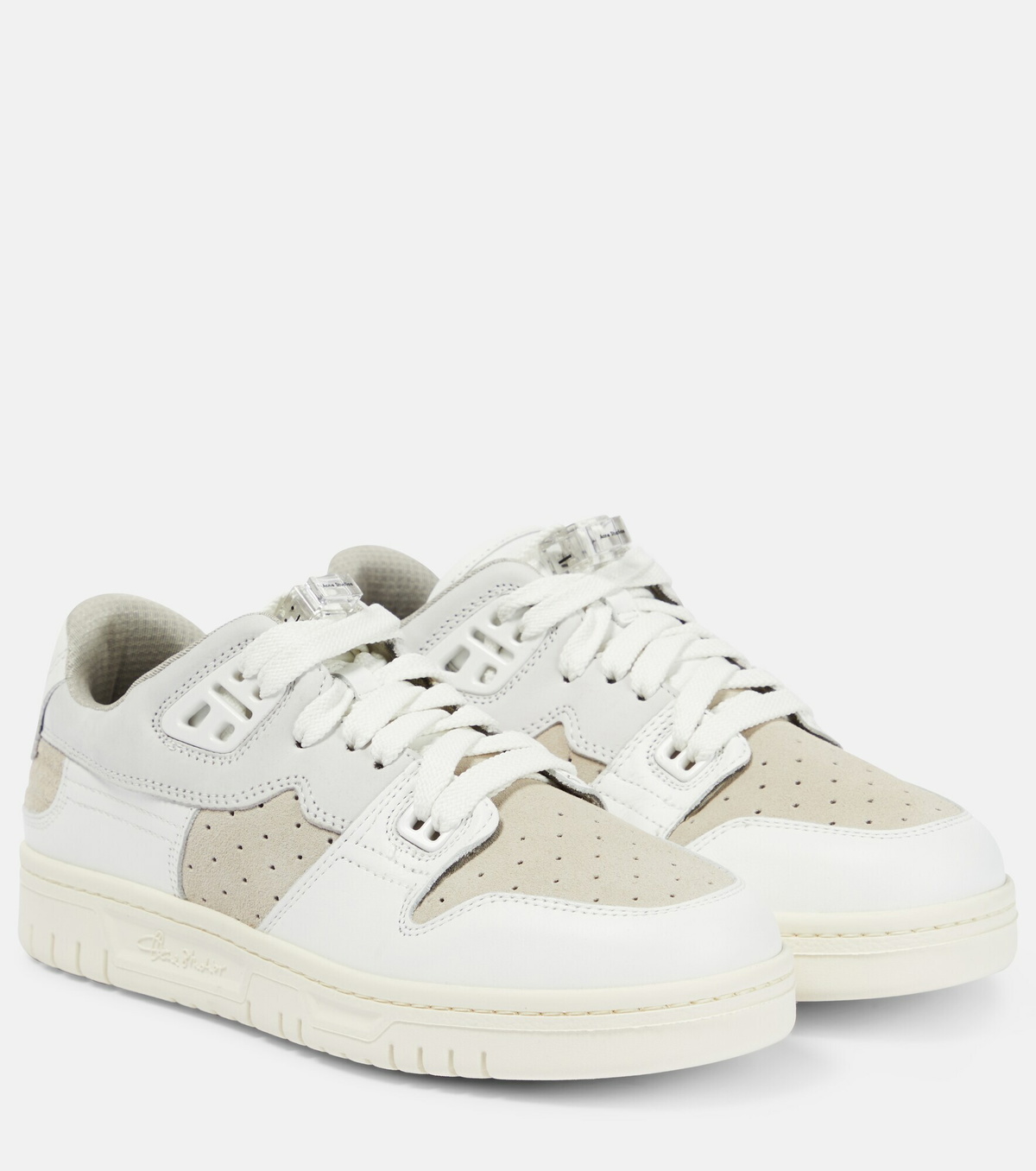 Low Top Leather Sneakers in White - Acne Studios