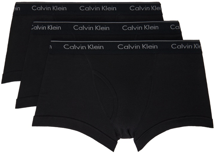 Photo: Calvin Klein Underwear Three-Pack Black Classic Boxer Briefs