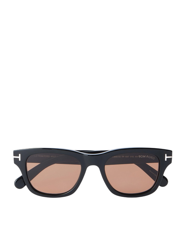 Photo: TOM FORD - Caleb-02 Square-Frame Acetate Sunglasses