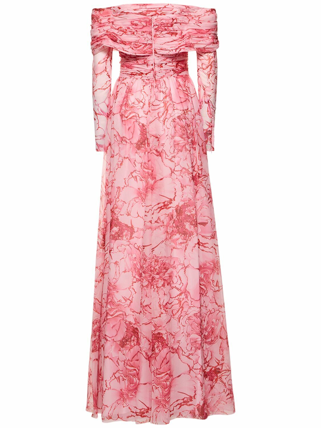 ワンピース Giambattista Valli Torchon dress GIAMBATTISTA VALLI Cutout chiffon-trimmed embroidered silk