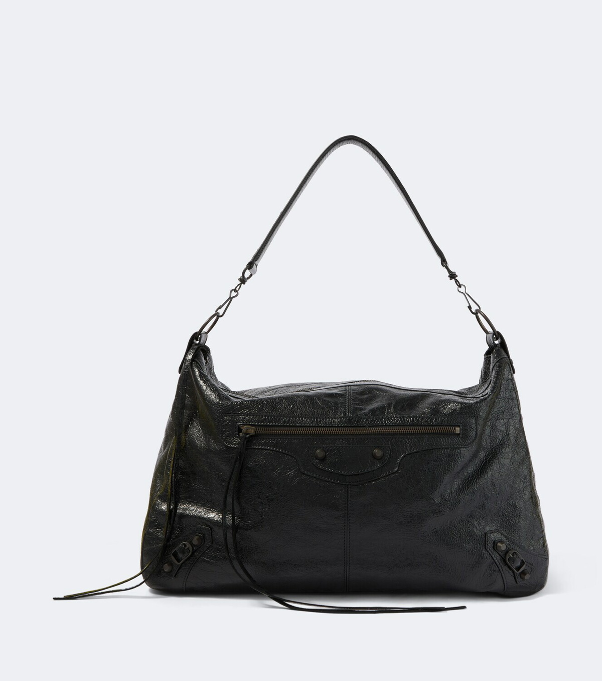 Balenciaga Le City Moto leather shoulder bag