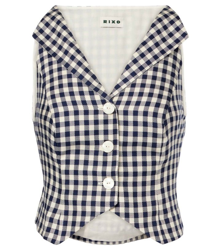 Photo: Rixo Tiggy checked vest