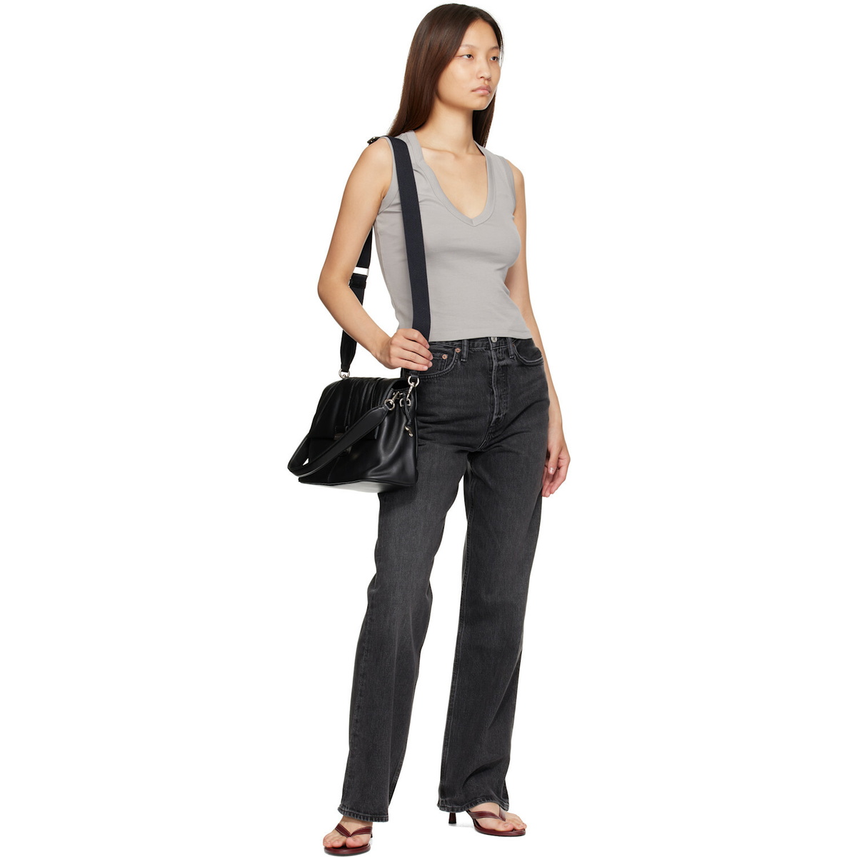 AGOLDE Black Vintage Loose Jeans