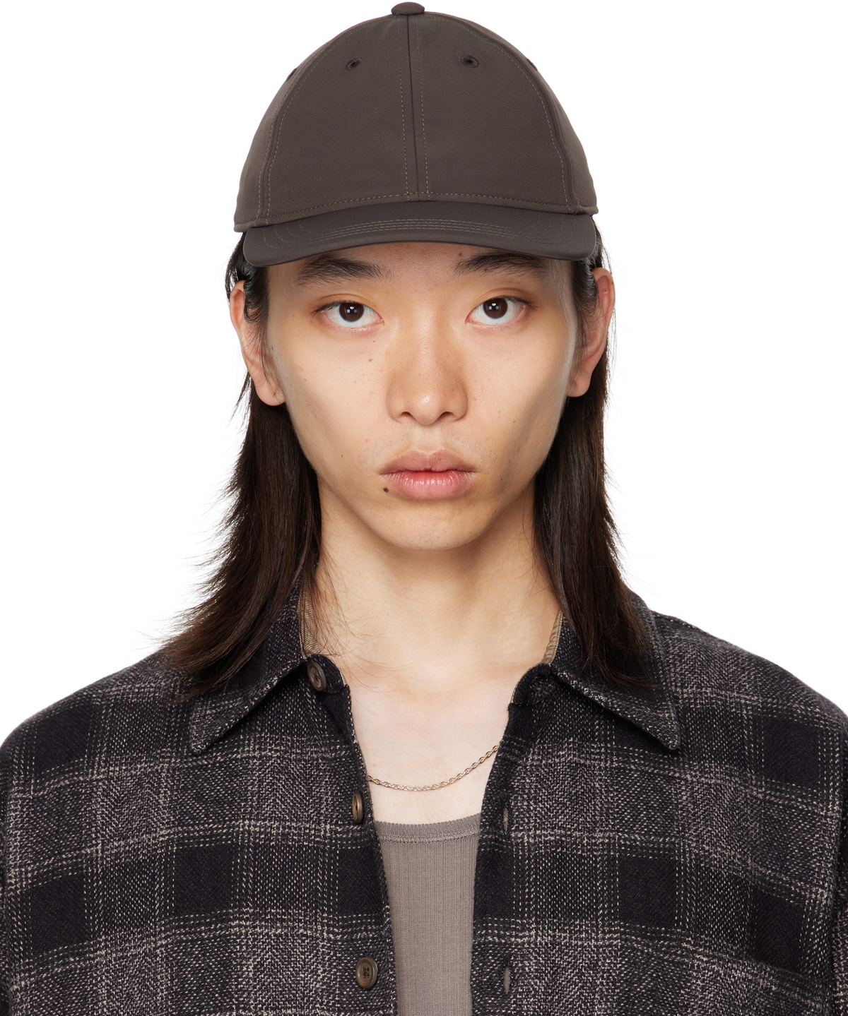 OUR LEGACY Navy Peached Nylon Cap Our Legacy