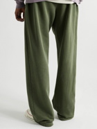 Les Tien - Puddle Straight-Leg Garment-Dyed Cotton-Jersey Sweatpants - Green