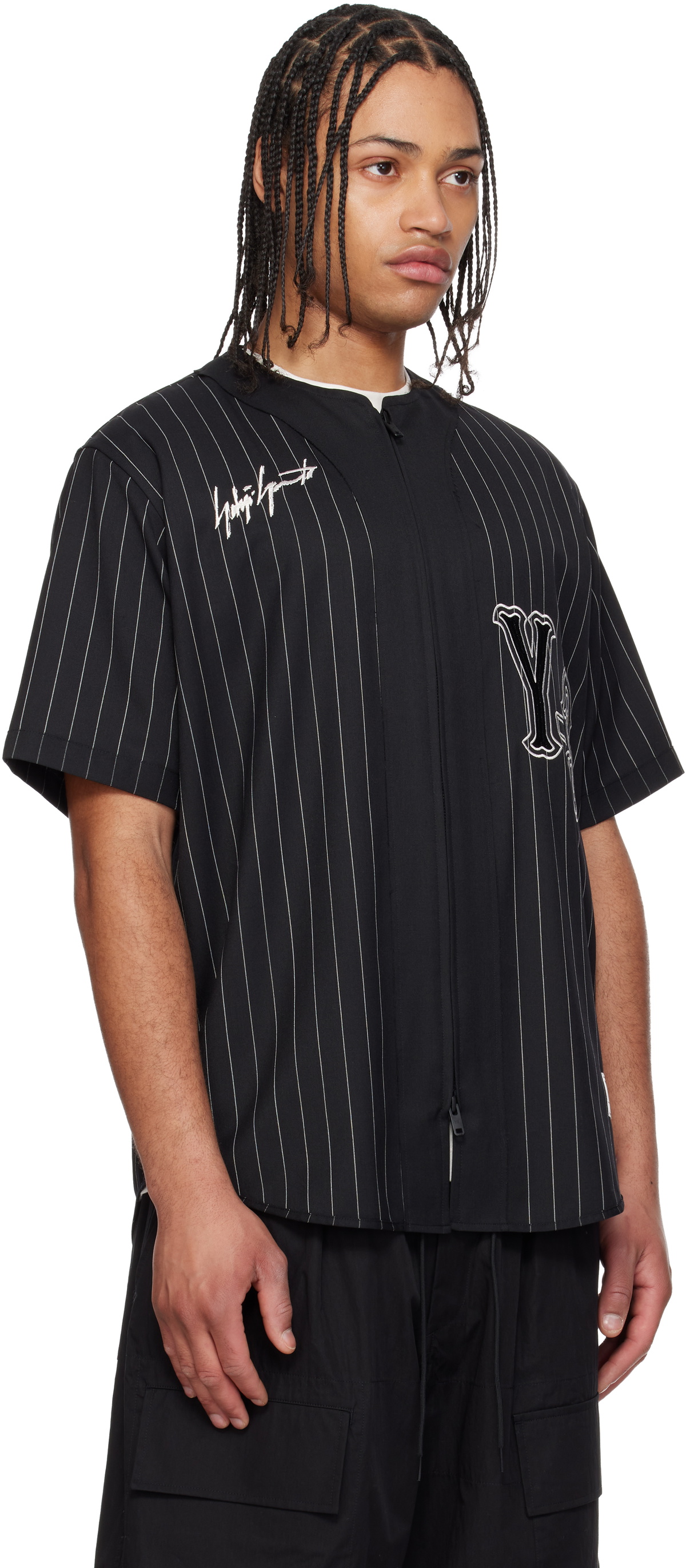 Y-3 Black Elite 5 Baseball Shirt
