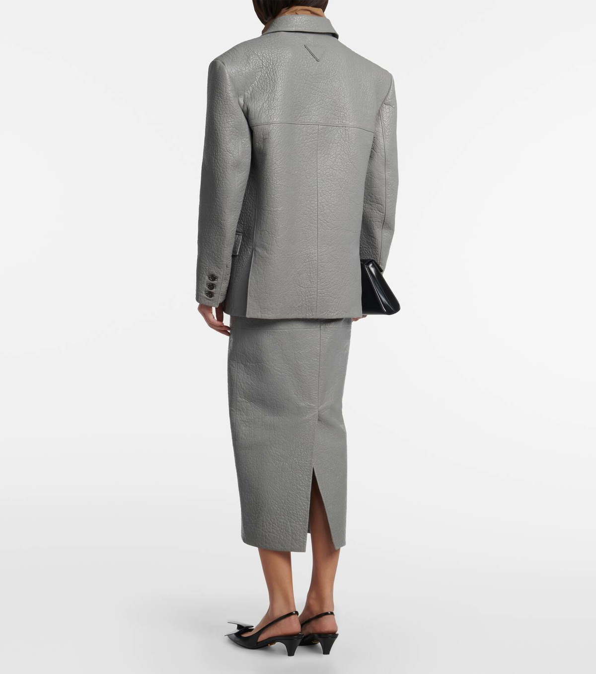 Prada Oversized leather jacket