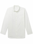ATON - Cotton-Poplin Shirt - White