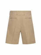 LORO PIANA Joetsu Cotton & Linen Bermuda Shorts