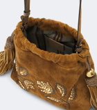 Etro Kalispera Mini studded suede crossbody bag