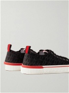 Christian Louboutin - Pedro Junior Logo-Jacquard Canvas Sneakers - Black