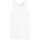 Alexander McQueen Men's Upside Down Logo Vest in Optical White