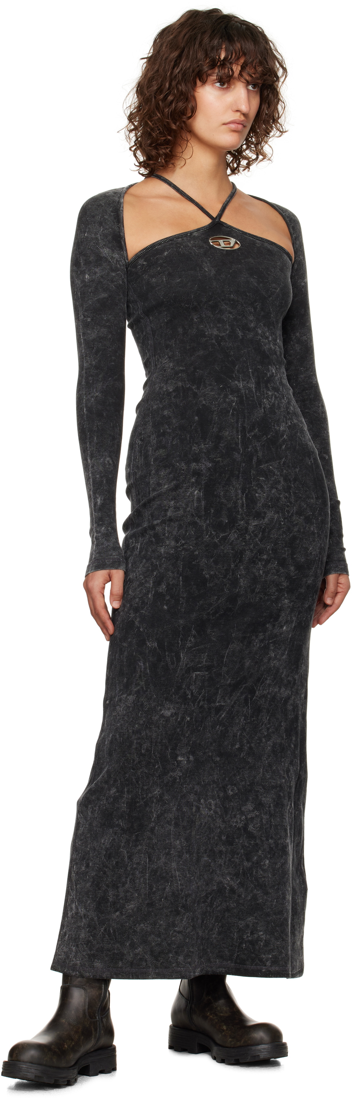 Diesel Black D-Marinel Maxi Dress Diesel