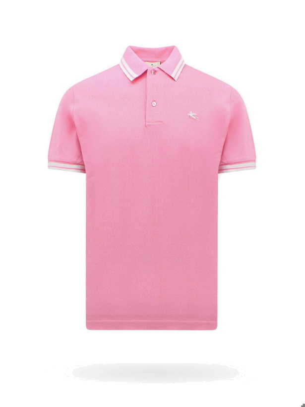 Photo: Etro Polo Shirt Pink   Mens