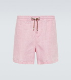 Loro Piana Bay linen Bermuda shorts