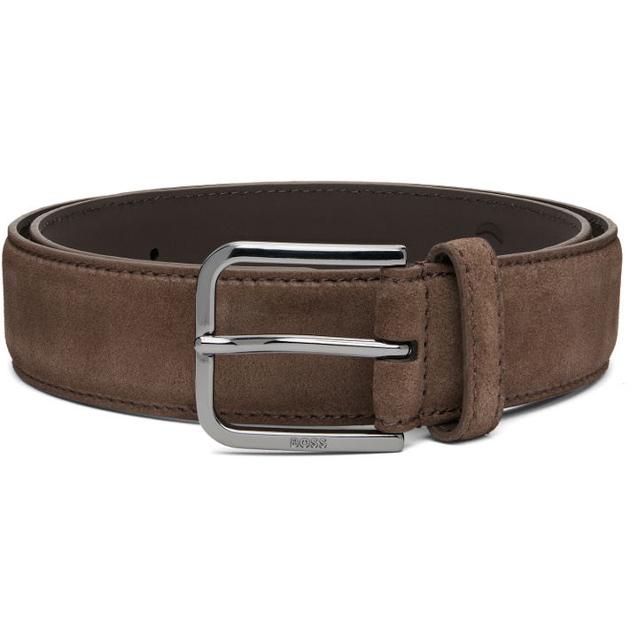 Photo: BOSS Brown Leather Business Belt