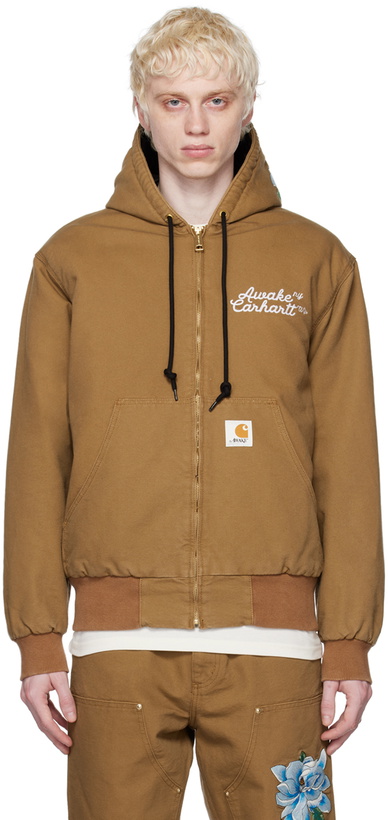 Photo: Awake NY Brown Carhartt WIP Edition Jacket