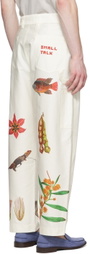 ADISH Off-White Small Talk Studio Edition Cotton Trousers