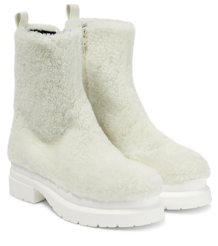 Photo: JW Anderson - Shearling ankle boots