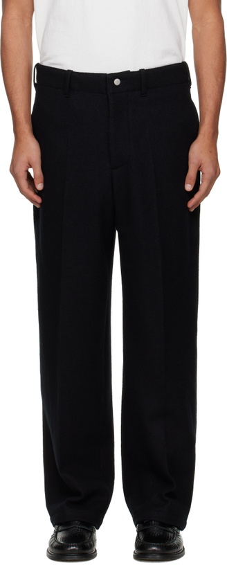 Photo: Lady White Co. Black Crater Wool Trousers