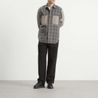 Unlikely Dry Goods Men's 2-Tone Work Shirt in Olive/Lt.Brown