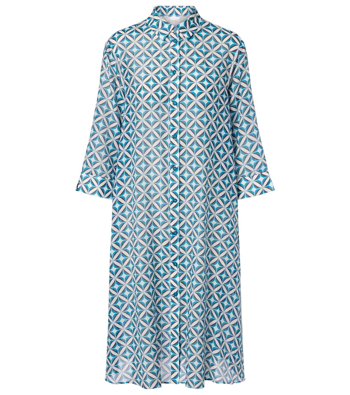 Photo: Max Mara Steppa printed cotton and silk midi dress