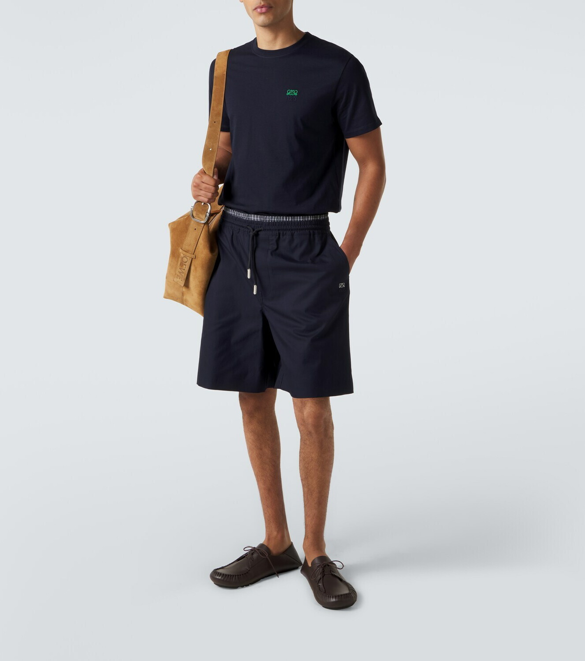 Loewe Logo embroidered cotton T-shirt