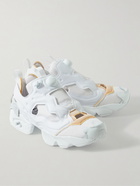 Reebok - Maison Margiela Project 0 Memory Of Leather-Trimmed Neoprene and Mesh Sneakers - White