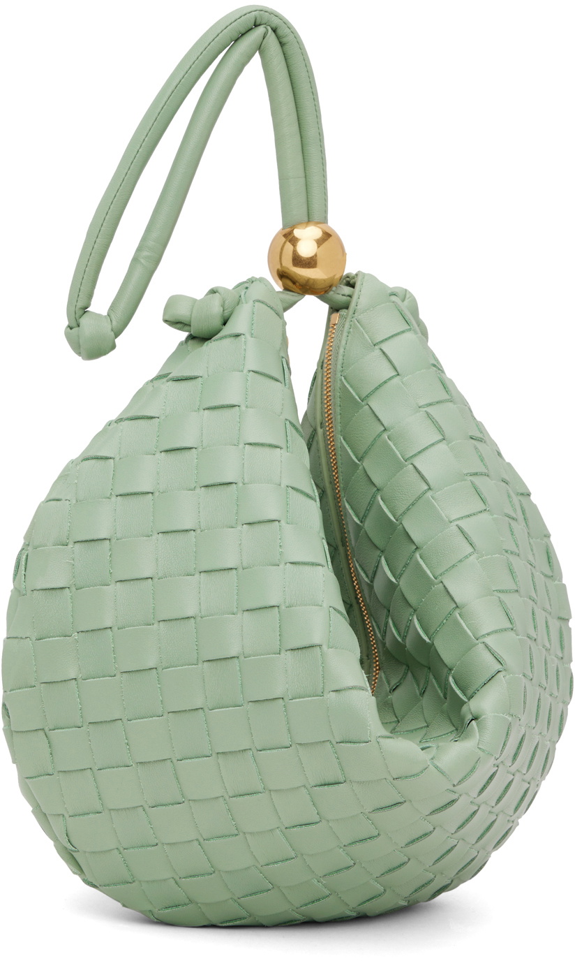 Bottega Veneta Green Medium Turn Pouch