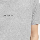 C.P. Company Men's Centre Logo T-Shirt in Grey Melange