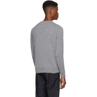 Maison Kitsune Grey Fox Head Sweater