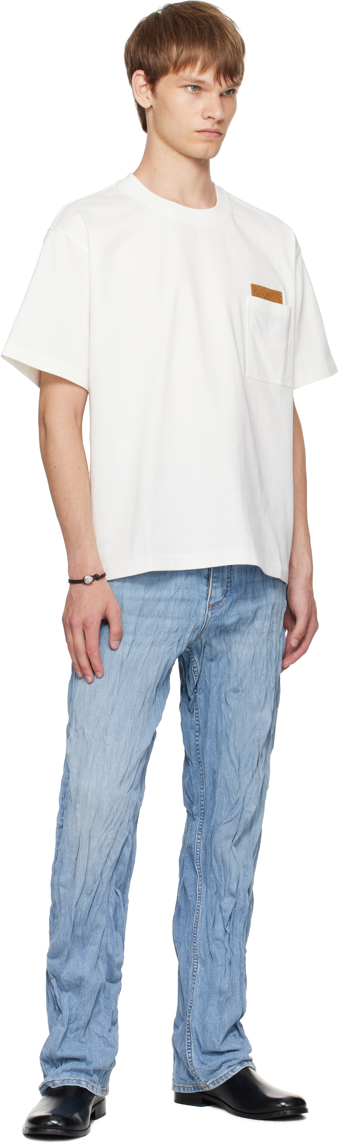 Bottega Veneta Off-White Pima Cotton Jersey T-shirt