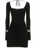 MACH & MACH - Embellished Bracelet Mini Dress