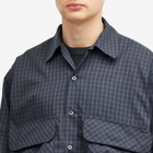 DAIWA Men's Tech Sports Plaid Shirt in Charcoal
