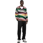 Undercover Multicolor Landscape V-Neck Sweater